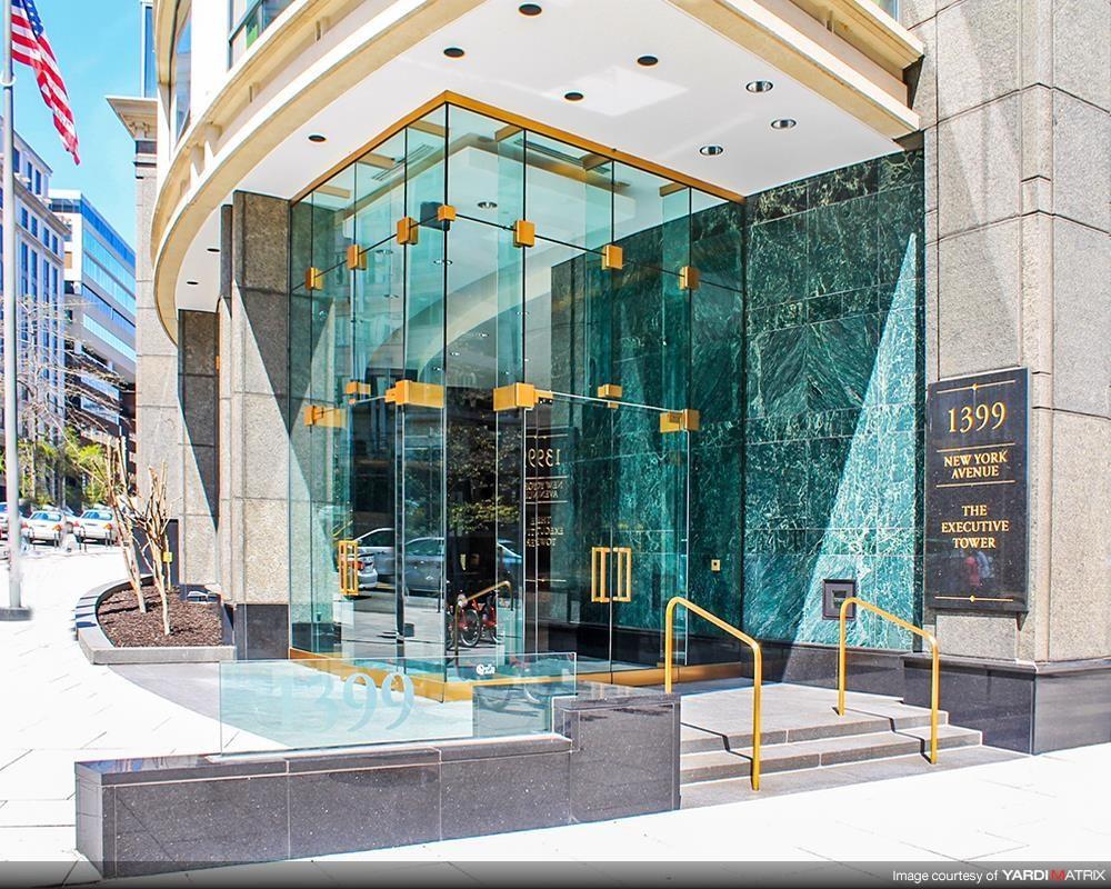 Entrance to The Executive Tower, 1399 New York Avenue