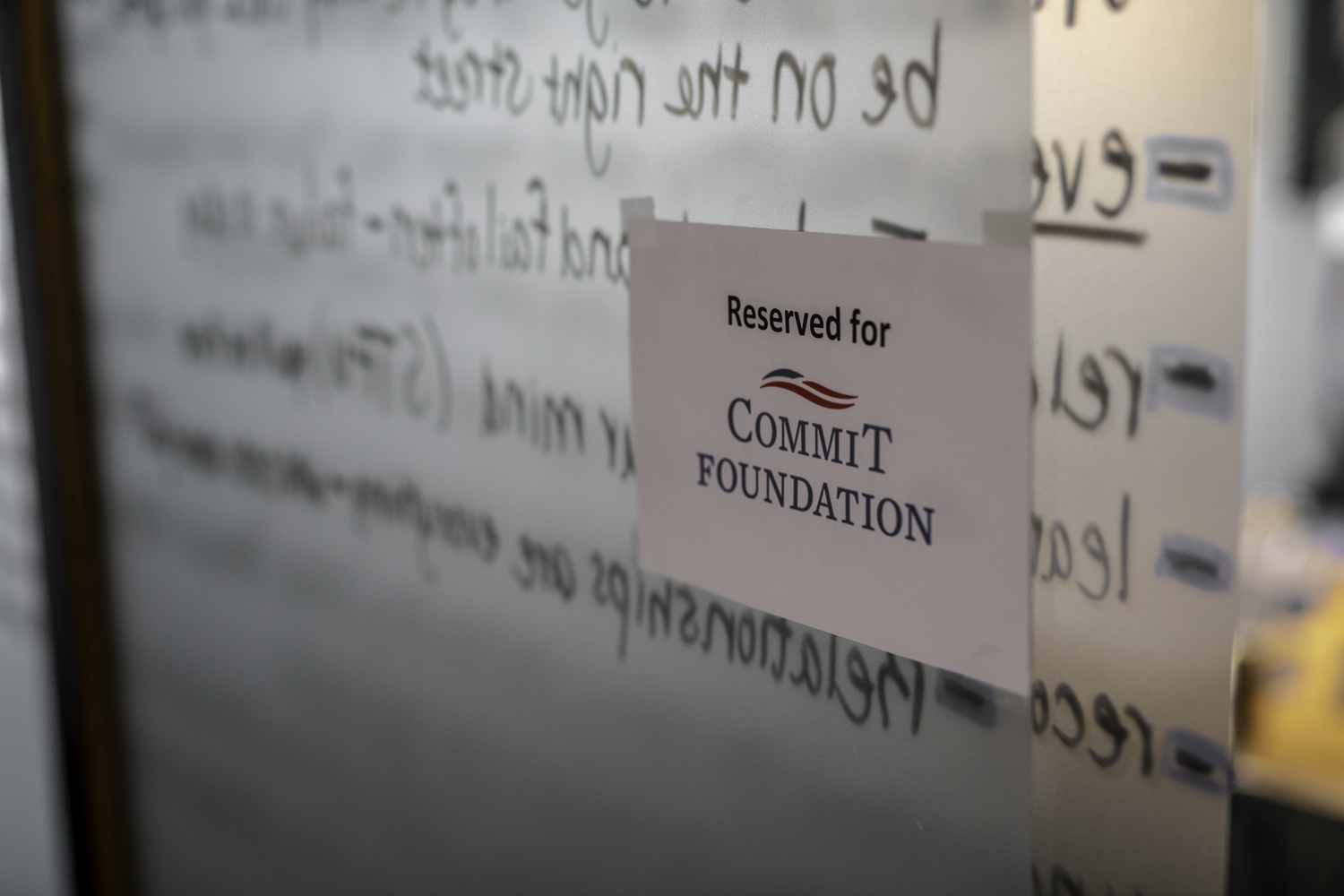 reserved for commit foundation