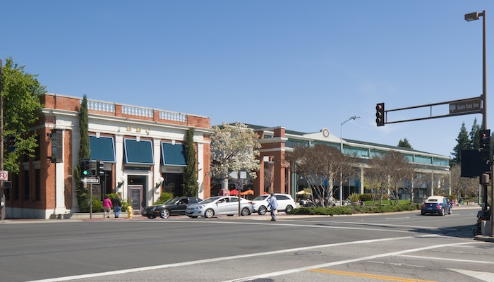 Downtown Menlo Park California