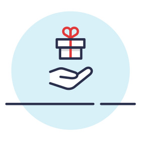 Monthly giving icon
